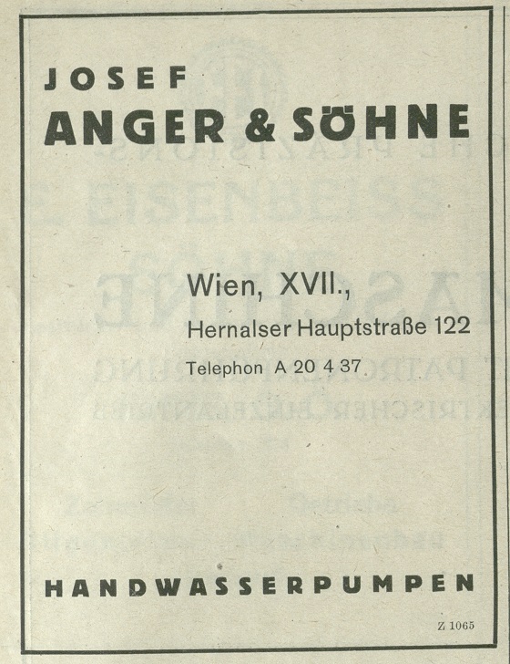 Zentralblatt 1948_Inserat_Anger